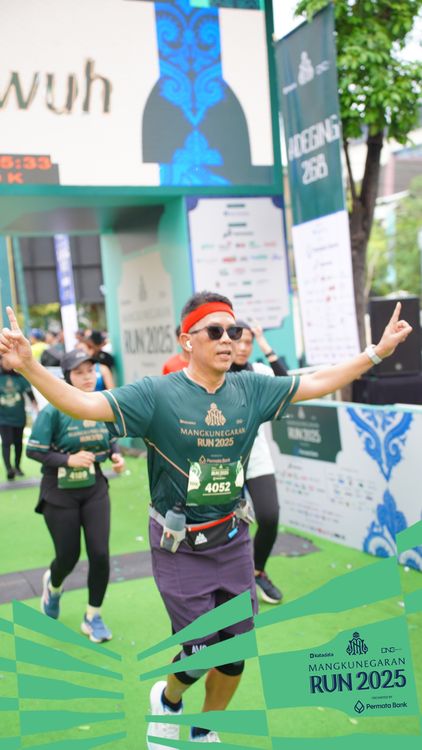 Race photo from Mangkunegaran Run 2025