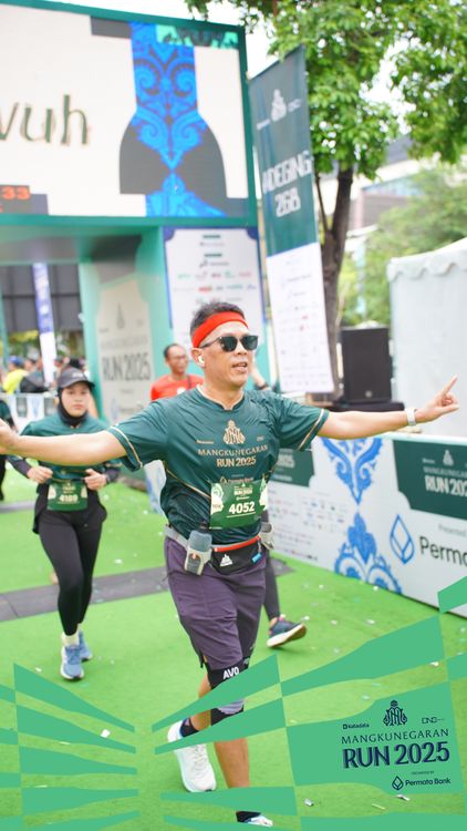 Race photo from Mangkunegaran Run 2025