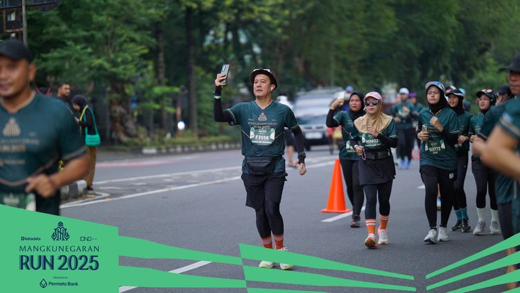 Race photo from Mangkunegaran Run 2025