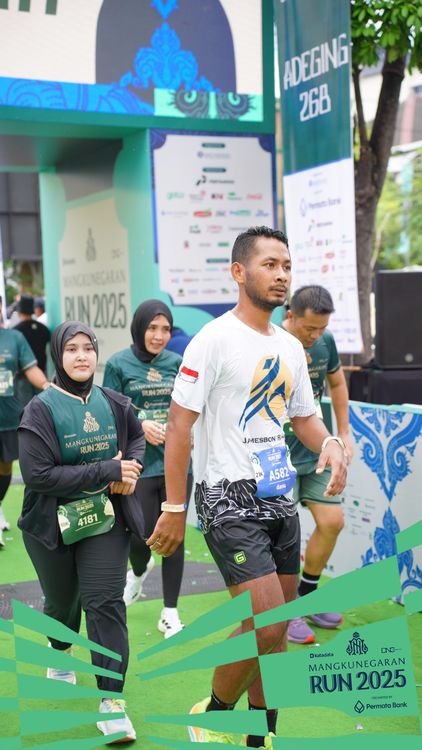 Race photo from Mangkunegaran Run 2025