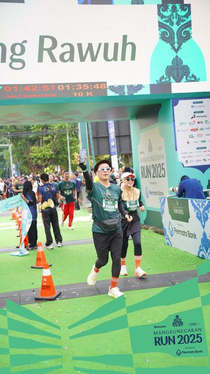 Race photo from Mangkunegaran Run 2025
