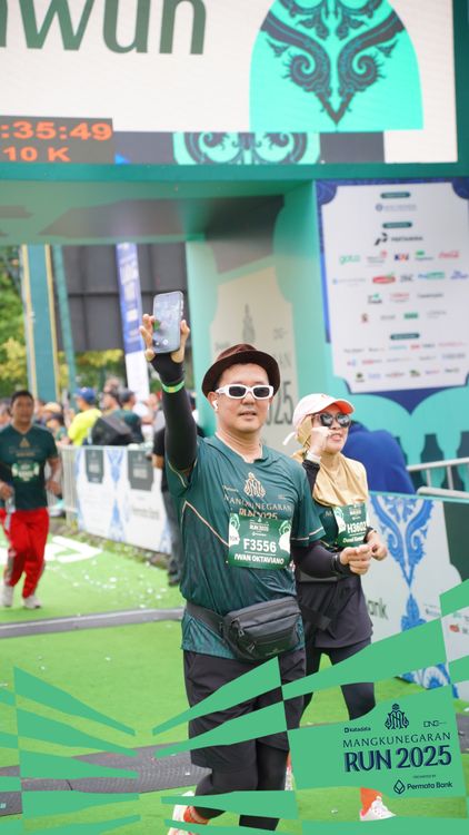Race photo from Mangkunegaran Run 2025