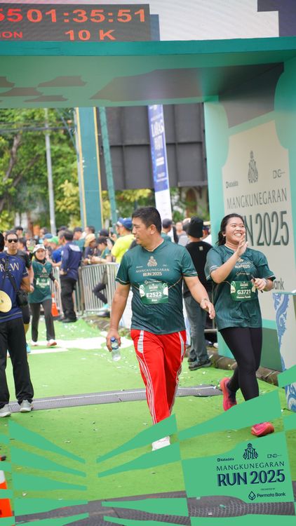 Race photo from Mangkunegaran Run 2025