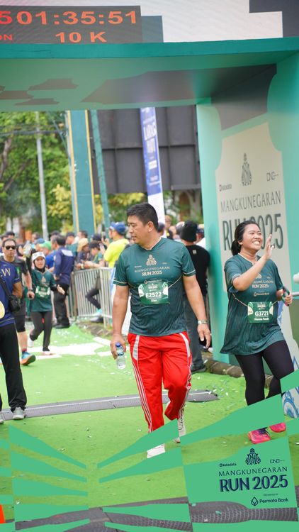 Race photo from Mangkunegaran Run 2025