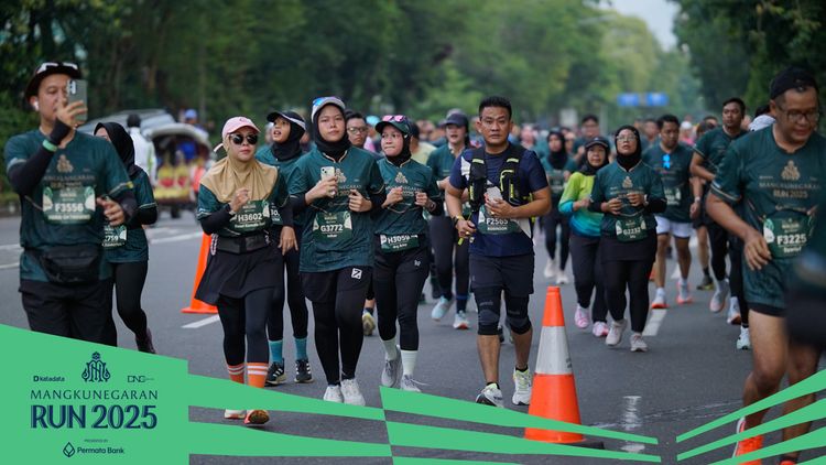 Race photo from Mangkunegaran Run 2025