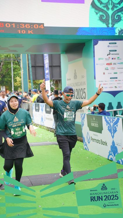 Race photo from Mangkunegaran Run 2025