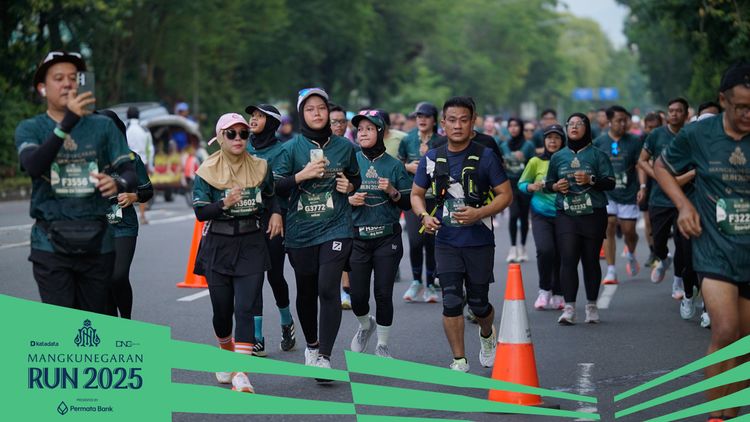 Race photo from Mangkunegaran Run 2025