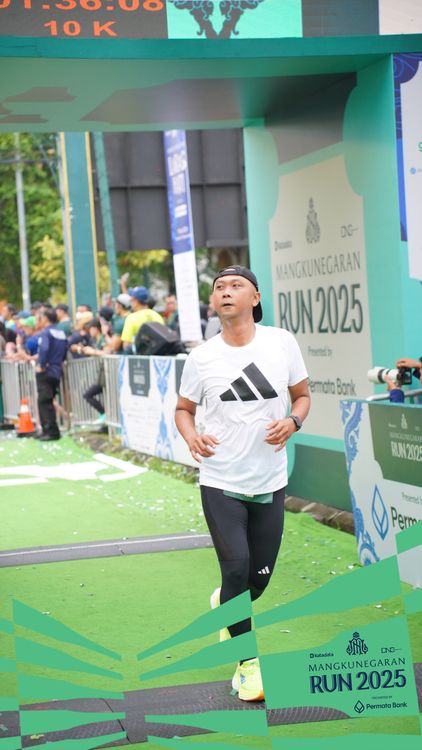 Race photo from Mangkunegaran Run 2025