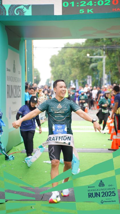 Race photo from Mangkunegaran Run 2025