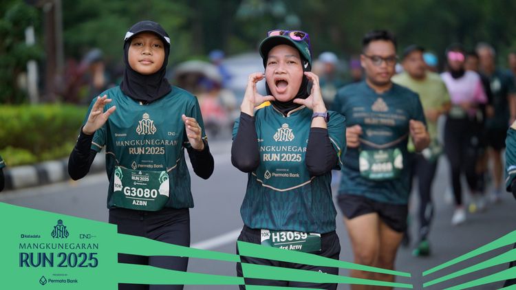 Race photo from Mangkunegaran Run 2025