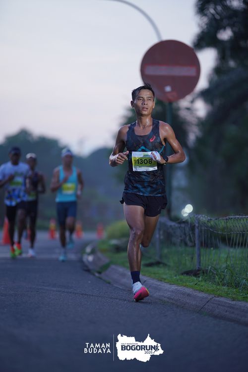 Race photo from Taman Budaya x BOGORUN 2025