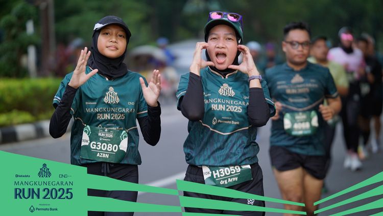 Race photo from Mangkunegaran Run 2025