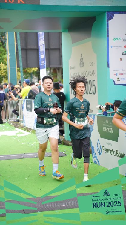 Race photo from Mangkunegaran Run 2025