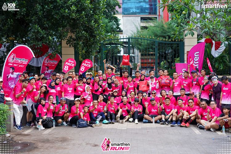 Race photo from Smartfren Run 2025 Vibes