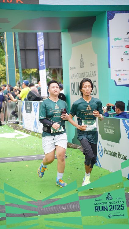 Race photo from Mangkunegaran Run 2025