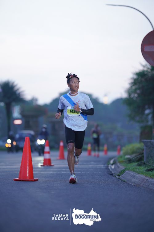 Race photo from Taman Budaya x BOGORUN 2025