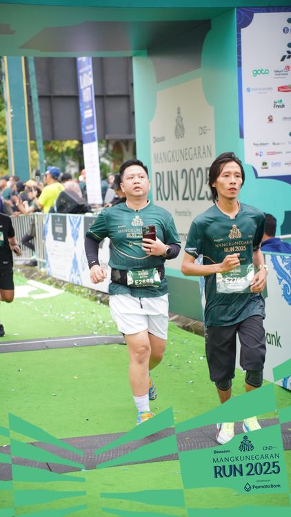 Race photo from Mangkunegaran Run 2025