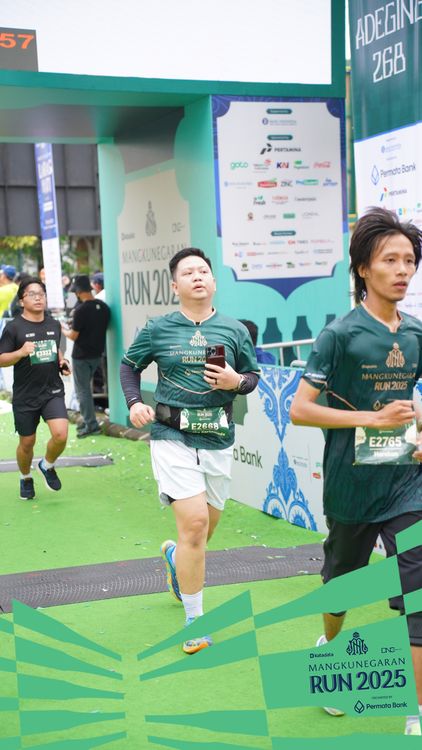 Race photo from Mangkunegaran Run 2025