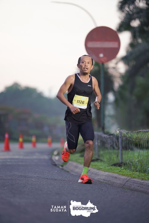 Race photo from Taman Budaya x BOGORUN 2025