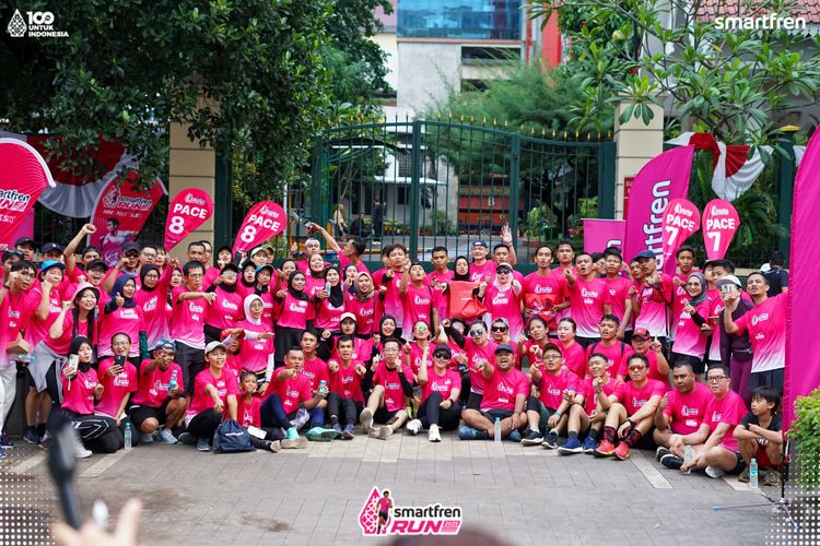 Race photo from Smartfren Run 2025 Vibes