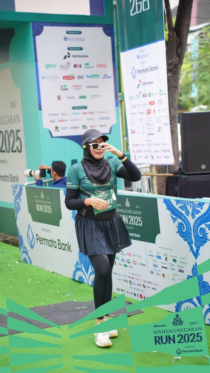 Race photo from Mangkunegaran Run 2025