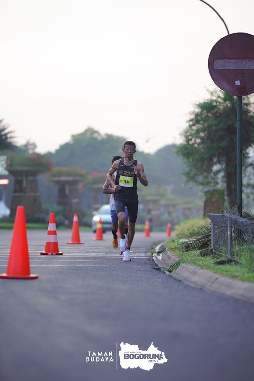 Race photo from Taman Budaya x BOGORUN 2025