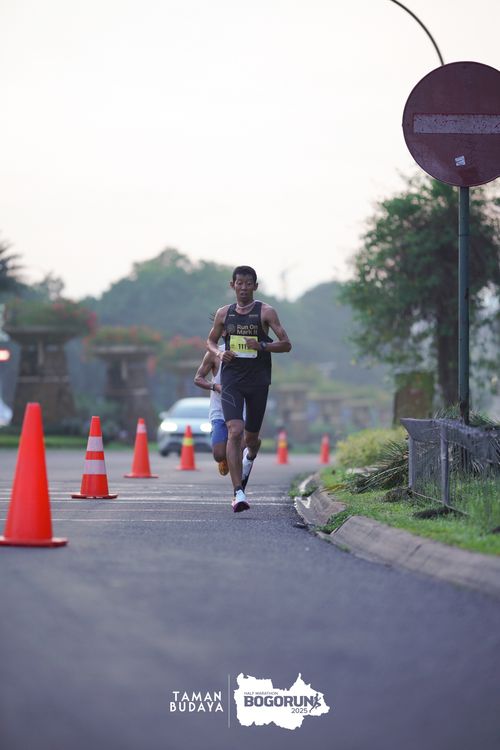 Race photo from Taman Budaya x BOGORUN 2025