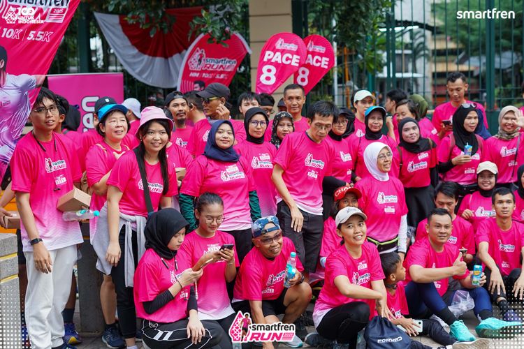 Race photo from Smartfren Run 2025 Vibes