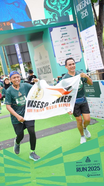 Race photo from Mangkunegaran Run 2025