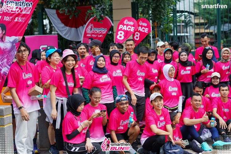 Race photo from Smartfren Run 2025 Vibes