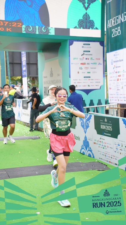 Race photo from Mangkunegaran Run 2025