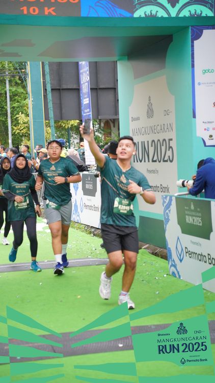 Race photo from Mangkunegaran Run 2025