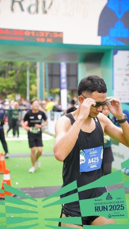 Race photo from Mangkunegaran Run 2025