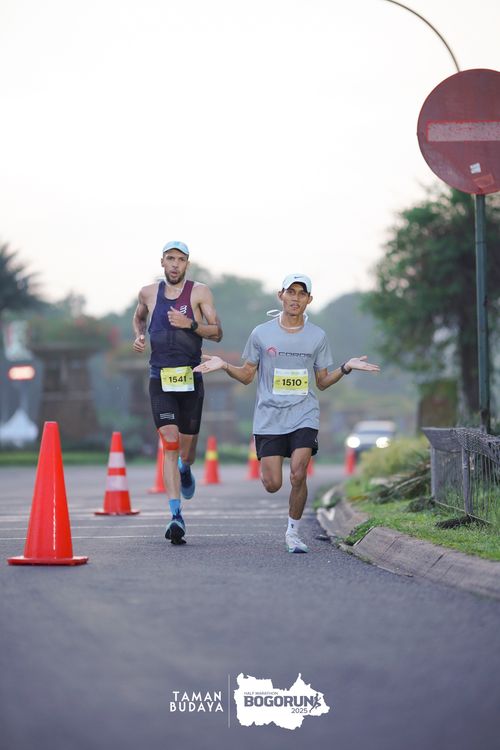 Race photo from Taman Budaya x BOGORUN 2025