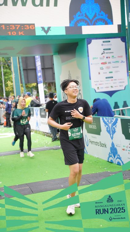 Race photo from Mangkunegaran Run 2025