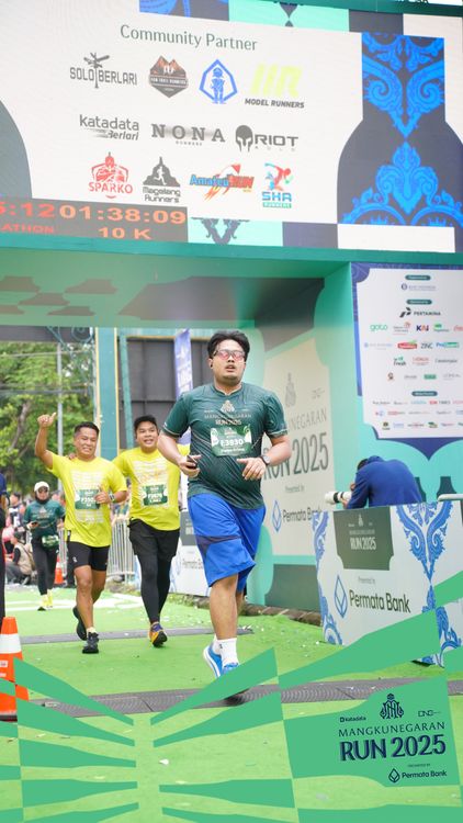 Race photo from Mangkunegaran Run 2025