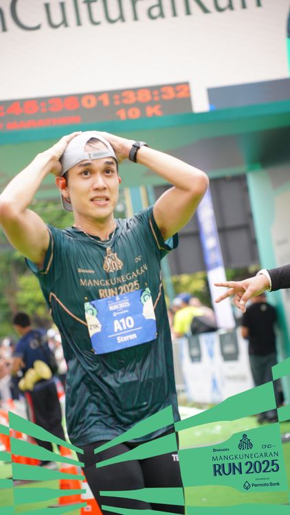 Race photo from Mangkunegaran Run 2025