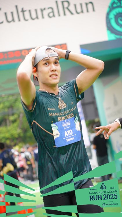 Race photo from Mangkunegaran Run 2025