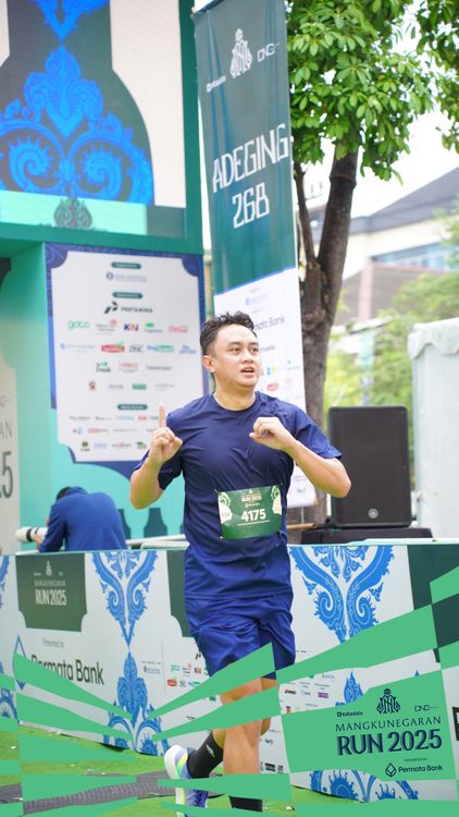 Race photo from Mangkunegaran Run 2025
