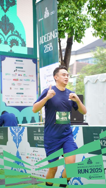 Race photo from Mangkunegaran Run 2025