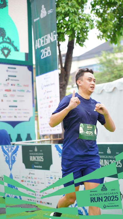 Race photo from Mangkunegaran Run 2025