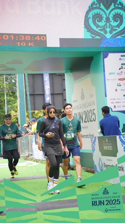 Race photo from Mangkunegaran Run 2025