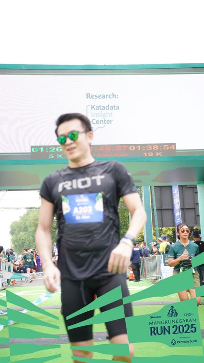 Race photo from Mangkunegaran Run 2025