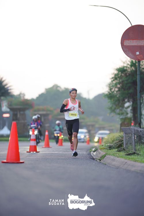 Race photo from Taman Budaya x BOGORUN 2025