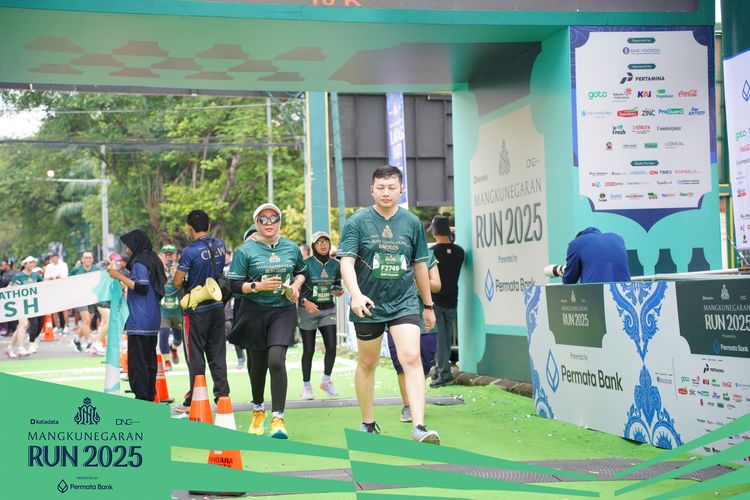 Race photo from Mangkunegaran Run 2025