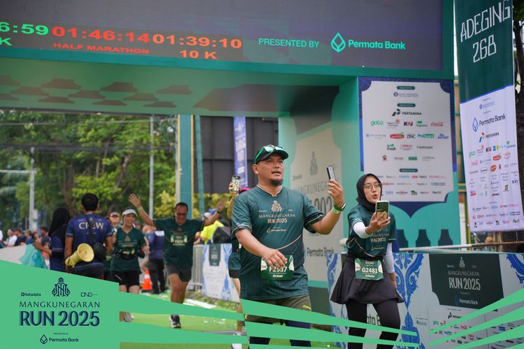 Race photo from Mangkunegaran Run 2025
