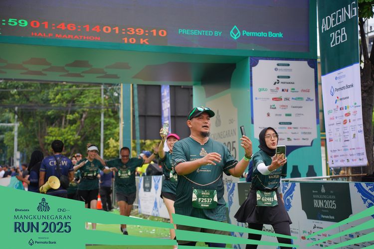 Race photo from Mangkunegaran Run 2025