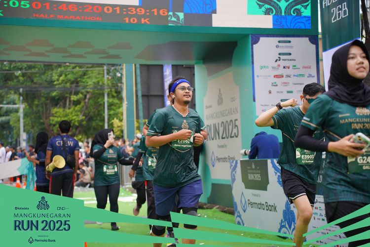 Race photo from Mangkunegaran Run 2025