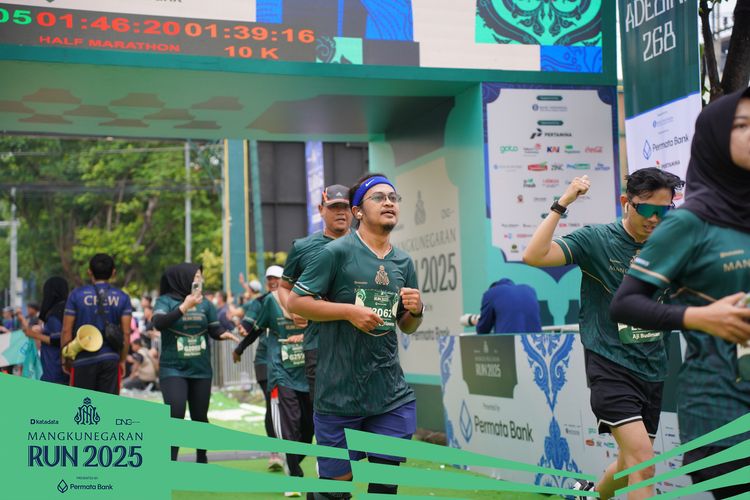 Race photo from Mangkunegaran Run 2025