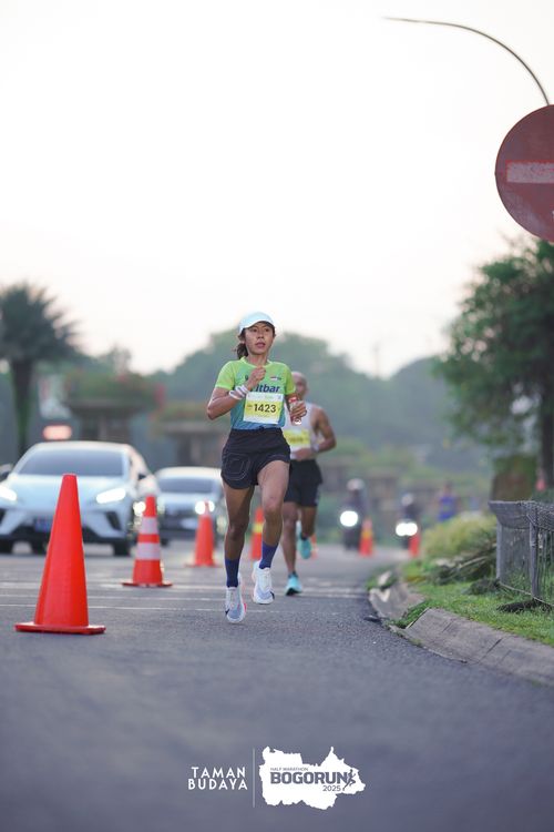 Race photo from Taman Budaya x BOGORUN 2025